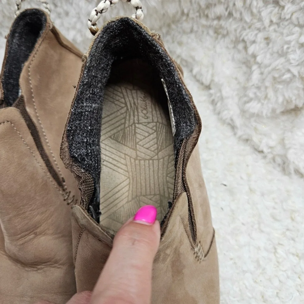OluKai Hawai'iloa Manu Hope Waterproof Nubuck Leather Ankle Boots‎ sz 9